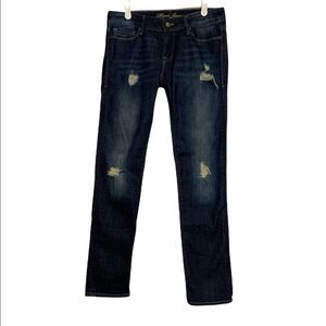 Mavi Emma Relax Straight Leg Distressed Denim